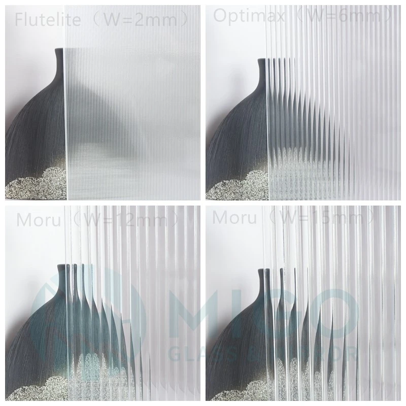 Reeded glass for shower doors Reeded glass for shower doors
