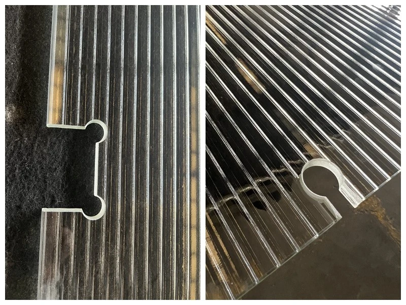 fluted shower glass fluted shower glass