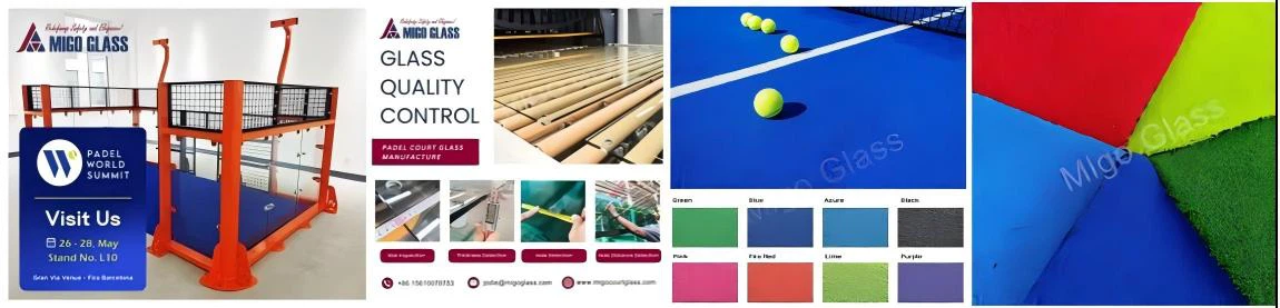 padel court solutions at MIGO GLASS padel court solutions at MIGO GLASS