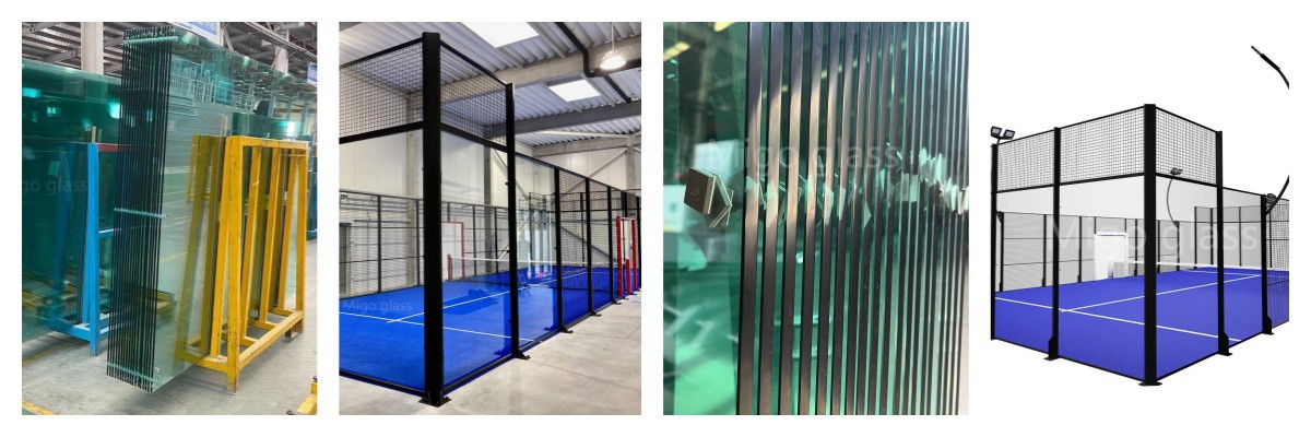 Padel court glass Padel court glass