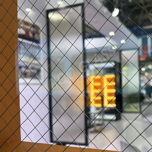 زجاج سلكي مصقول الماس