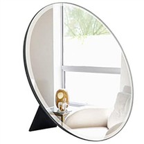 مرآة فضية لديكور المنزل