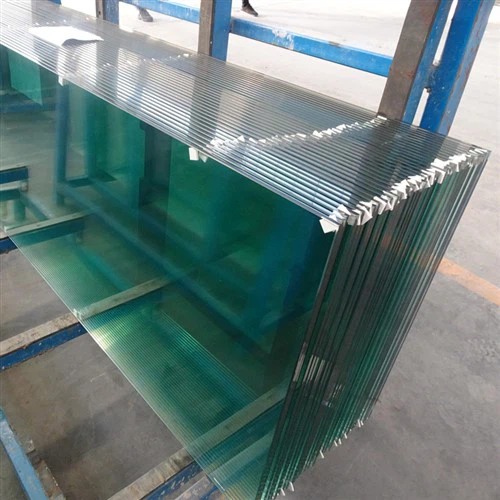 لوحة زجاجية مقوية لباب الدش بدون إطار